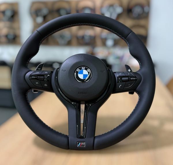BMW F01 F02 F07 F10 F11 F12 F13 F15 Lederlenkrad neu beziehen, Design A705